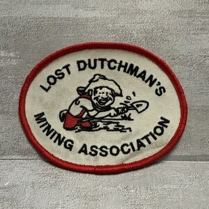 Vintage Lost Dutchman Mining Association 70s Embroidered‎ Patch 4" x 3"